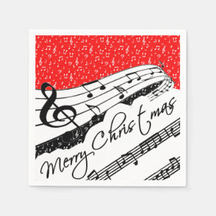 Guardanapo De Papel tema musical Feliz Natal