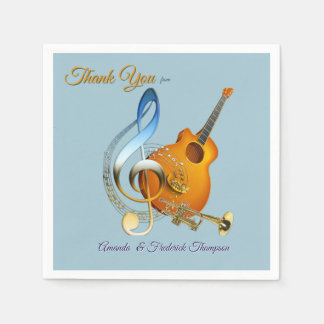 Guardanapo De Papel Temas de Celebração para Amantes da Música