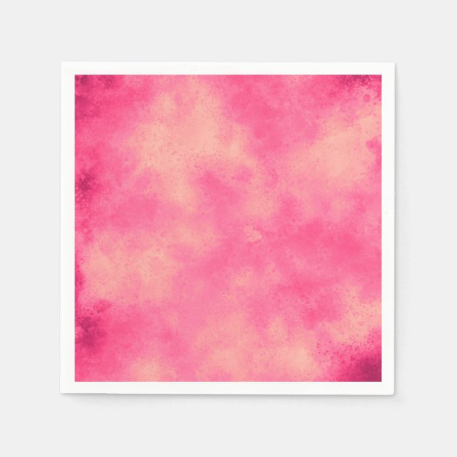 Guardanapo De Papel Tempestade de Areia Rosa (Frente)