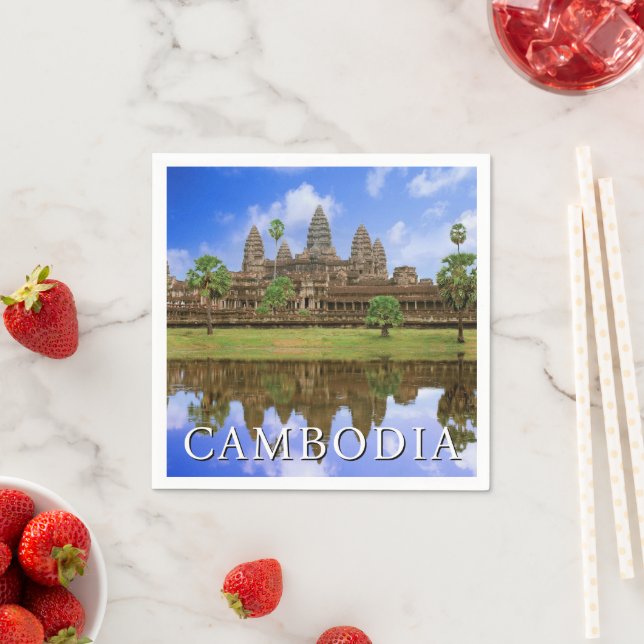 Guardanapo De Papel Templo Angkor Wat | Camboja, Kampuchea (Insitu)