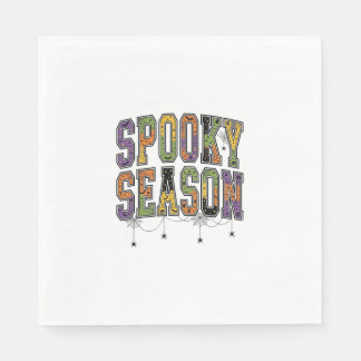Guardanapo De Papel Temporada Assustadora Tipografia Vintage de Hallow