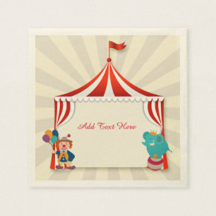 Guardanapo De Papel Tenda do circus, executores