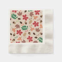 Guardanapo De Papel Tendência Queda Multicolor Vermelho Verde Laranja