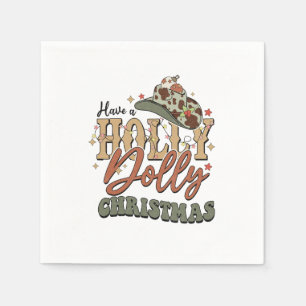 Guardanapo De Papel Tenha Um Natal Dolly Holly