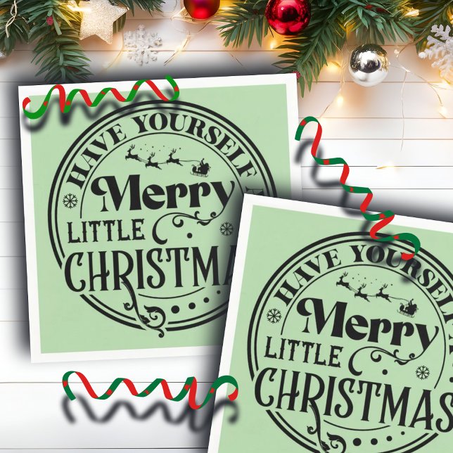 Guardanapo De Papel Tenha um Natal Feliz (Criador carregado)