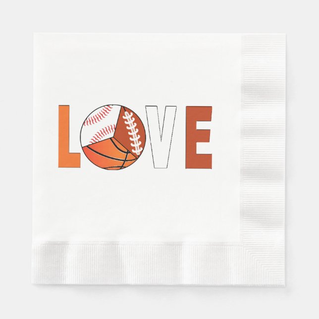 Guardanapo De Papel Tênis Basball - Tomada de Futebol (Frente)
