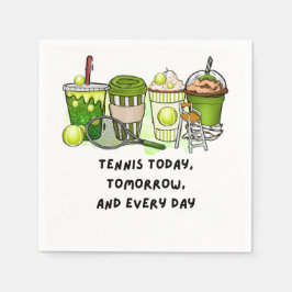 Guardanapo De Papel Tênis Engraçado Dizer para o tema do tênis do joga