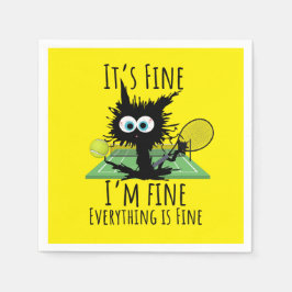 Guardanapo De Papel Tênis, estou bem, está tudo bem engraçado