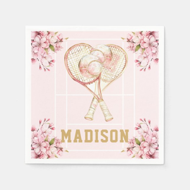 Guardanapo De Papel Tênis Girl Birthday Personalizada (Frente)