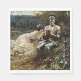 Guardanapo De Papel Tentação de Sir Percival (Cavaleiro Medieval)