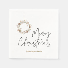 Guardanapo De Papel Terra de Natal minimalista