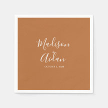 Terracotta Casamento Personalizado Cocktail