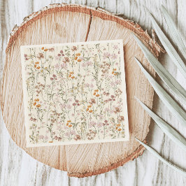 Guardanapo De Papel Terracotta Wildflower Boho Chá de fraldas Em Sangu