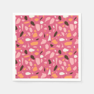 Guardanapo De Papel Terrazzo Pink