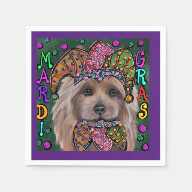 GUARDANAPO DE PAPEL  TERRIER AUSTRALIANO   (Frente)