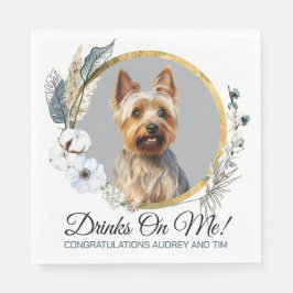 Guardanapo De Papel Terrier Wedding Napkins Com Cães Foto