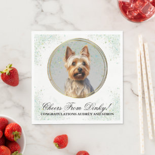 Guardanapo De Papel Terrier Wedding Napkins Com Cães Foto