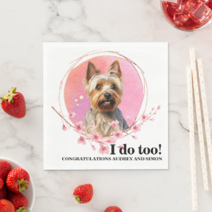 Guardanapo De Papel Terrier Wedding Napkins Com Cães Foto