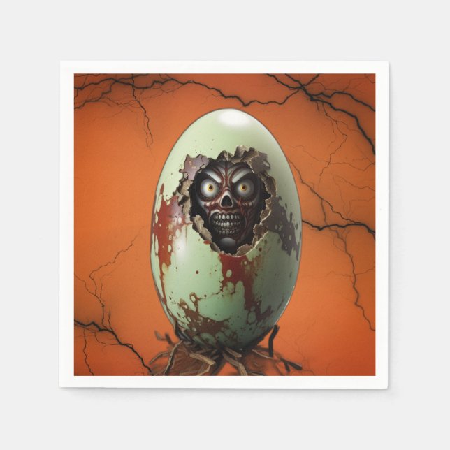 Guardanapo De Papel Terror em Incubação (Frente)