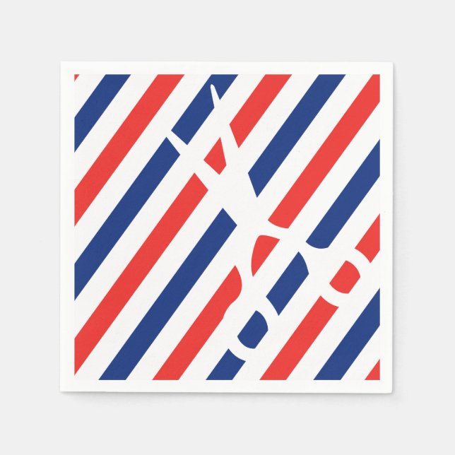 Guardanapo De Papel Tesoura Barber (Frente)