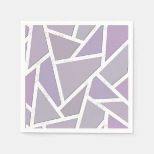 Guardanapo De Papel Teste padrão de mosaico da lavanda