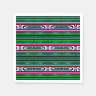 Guardanapo De Papel Teste padrão de Sarape do mexicano