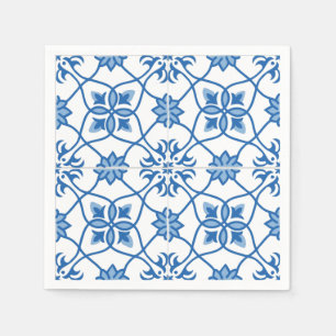 Guardanapo De Papel Teste padrão do azulejo de Azulejo do português