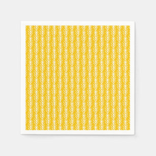 Guardanapo De Papel Teste padrão Dourado tirado mão do trigo