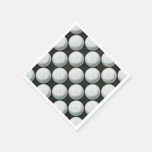 Guardanapo De Papel Teste padrão pintado da bola de golfe