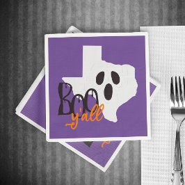 Guardanapo De Papel Texas Boo Y'all Halloween