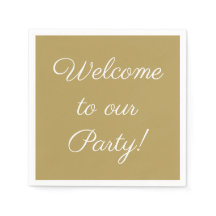 Texto Elegante do 'Bem-vindo ao nosso Partido' Dou