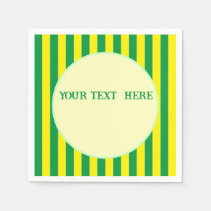 Guardanapo De Papel Texto Personalizado das Cores do Sinalizador Brasi