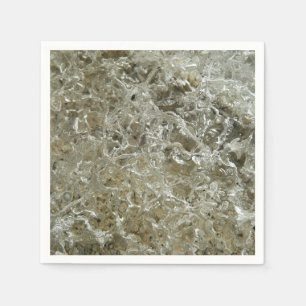 Guardanapo De Papel Textura de Abstrato de gelo glacial