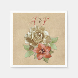 Guardanapo De Papel Textura de couro e suede Art Napkins