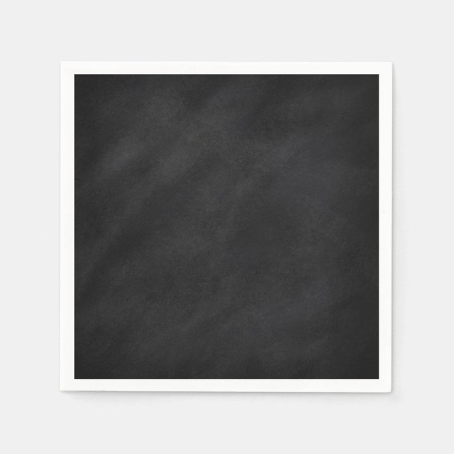 Guardanapo De Papel Textura de quadro negro retrô (Frente)