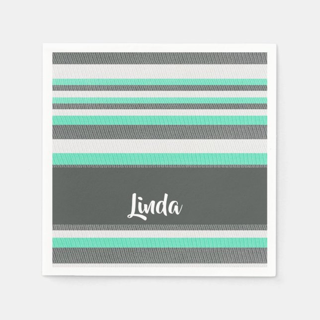 Guardanapo De Papel Textured stripes pattern (Frente)