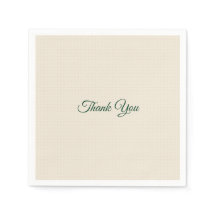Thank You Paper Napkins