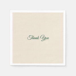 Guardanapo De Papel Thank You Paper Napkins