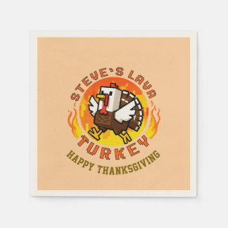 Guardanapo De Papel Thanksgiving Steve's Lava Turkey Plate