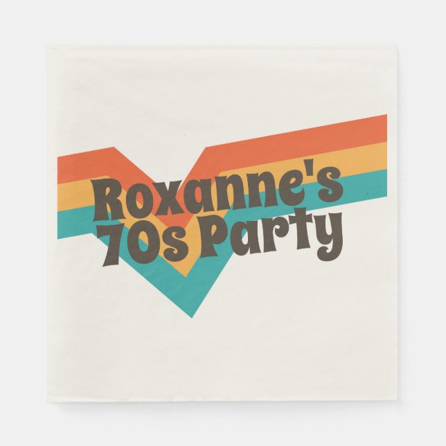 Guardanapo De Papel That 70s Birthday Party  (Frente)