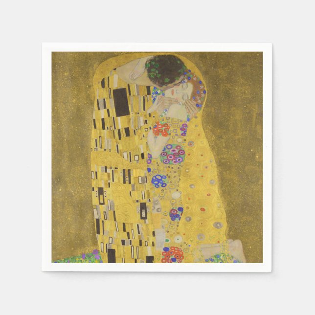 Guardanapo De Papel The kiss - Gustav Klimt (Frente)