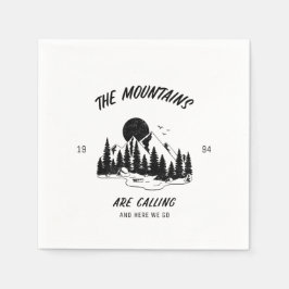 Guardanapo De Papel The Mountains are calling and here we go 