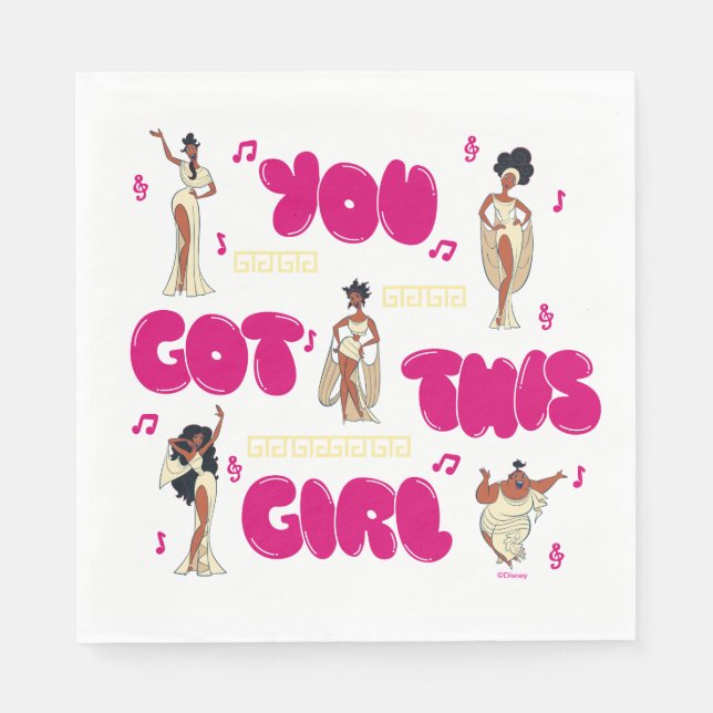Guardanapo De Papel The Muses - You Got This Girl Napkins (Frente)
