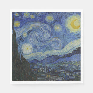 Guardanapo De Papel The Starry Night (Vincent van Gogh) (Famosa Arte)