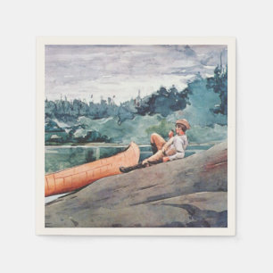 Guardanapo De Papel The Wilderness Guide (por Winslow Homer)
