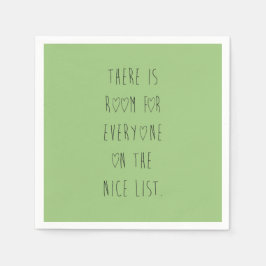 Guardanapo De Papel There is room for everyone on the nice list