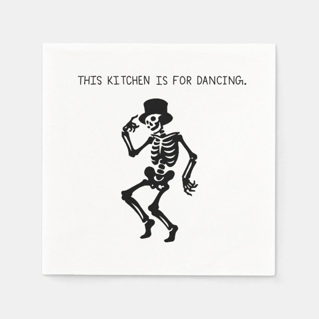 Guardanapo De Papel This Kitchen is for Dancing (Frente)