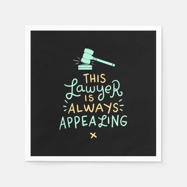 Guardanapo De Papel This Lawyer Is Always Appealing (Frente)