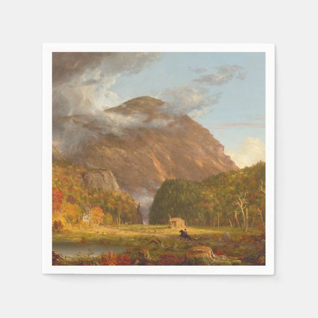 Guardanapo De Papel Thomas Cole A View of Mountain Pass (Frente)