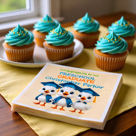 Guardanapo De Papel Three Little Baby Geese Graduation Party